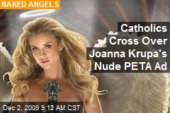 Catholics Cross Over Joanna Krupa's Nude PETA Ad