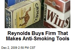 Reynolds Buys Firm That Makes Anti-Smoking Tools