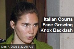 Italian Courts Face Growing Knox Backlash