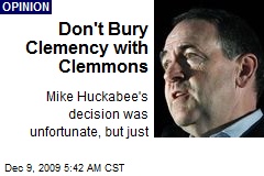 Don't Bury Clemency with Clemmons