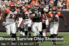 Browns Survive Ohio Shootout