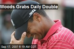 Woods Grabs Daily Double