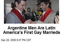 Argentine Men Are Latin America's First Gay Marrieds