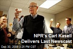 NPR's Carl Kasell Delivers Last Newscast
