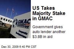 US Takes Majority Stake in GMAC