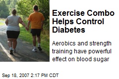 Exercise Combo Helps Control Diabetes