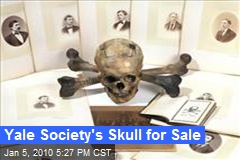 Yale Society's Skull for Sale