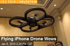 Flying iPhone Drone Wows