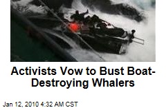 Activists Vow to Bust Boat-Destroying Whalers