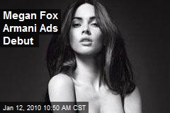 Megan Fox Armani Ads Debut