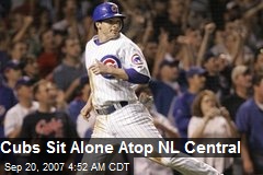 Cubs Sit Alone Atop NL Central
