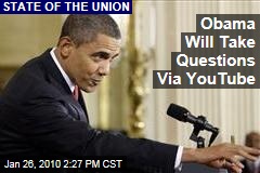 Obama Will Take Questions Via YouTube
