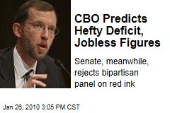 CBO Predicts Hefty Deficit, Jobless Figures