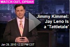 Jimmy Kimmel: Jay Leno Is a 'Tattletale'