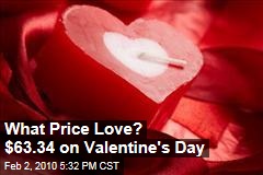 What Price Love? $63.34 on Valentine's Day