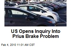 US Opens Inquiry Into Prius Brake Problem