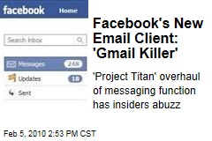 Facebook's New Email Client: 'Gmail Killer'