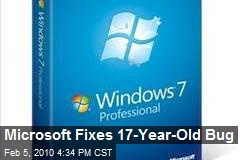 Microsoft Fixes 17-Year-Old Bug