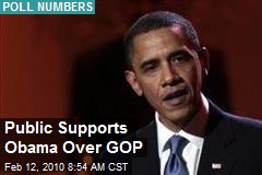 Public Supports Obama Over GOP