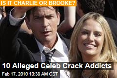 10 Alleged Celeb Crack Addicts