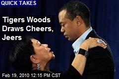Tigers Woods Draws Cheers, Jeers