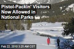 Pistol-Packin' Visitors Now Allowed in National Parks