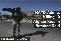 NATO Admits Killing 10 Afghan Kids in Botched Raid