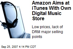 Amazon Aims at iTunes With Own Digital Music Store