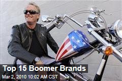 Top 15 Boomer Brands