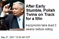 After Early Stumble, Polish Twins on Track for a Win
