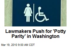 Lawmakers Push for 'Potty Parity' in Washington