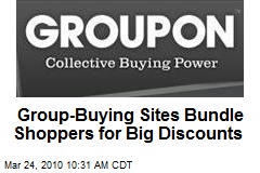Group-Buying Sites Bundle Shoppers for Big Discounts