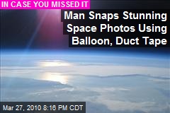 Man Snaps Stunning Space Photos Using Balloon, Duct Tape