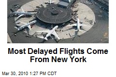 Most Delayed Flights Come From New York