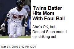 Twins Batter Hits Mom With Foul Ball