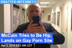 McCain Tries to Be Hip, Lands on Gay Porn Site