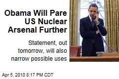 Obama Will Pare US Nuclear Arsenal Further