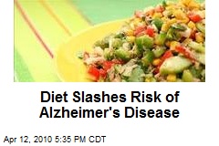 Diet Slashes Risk of Alzheimer's Disease