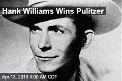 Hank Williams Wins Pulitzer