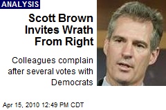 Scott Brown Invites Wrath From Right