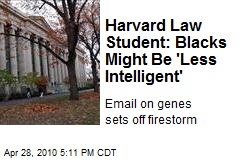 Harvard Law Student's Racist Email Goes Viral