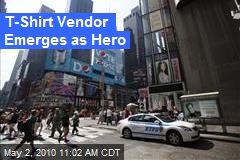 T-Shirt Vendor Emerges as Hero