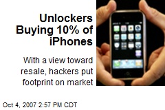 Unlockers Buying 10% of iPhones