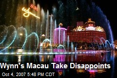 Wynn's Macau Take Disappoints