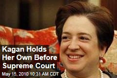 Kagan Holds Her Own Before Supreme Court