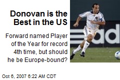 Donovan is the Best in the US