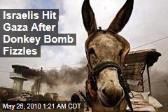 Israelis Hit Gaza After Donkey Bomb Fizzles