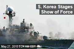 S. Korea Stages Show of Force