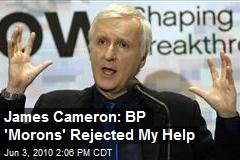 James Cameron: BP 'Morons' Rejected My Help