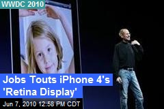 Jobs Touts iPhone 4's 'Retina Display'